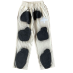 The Timeless Allure of Vertebrae White with Black Printed Pants”