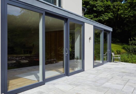 Aluminium sliding doors