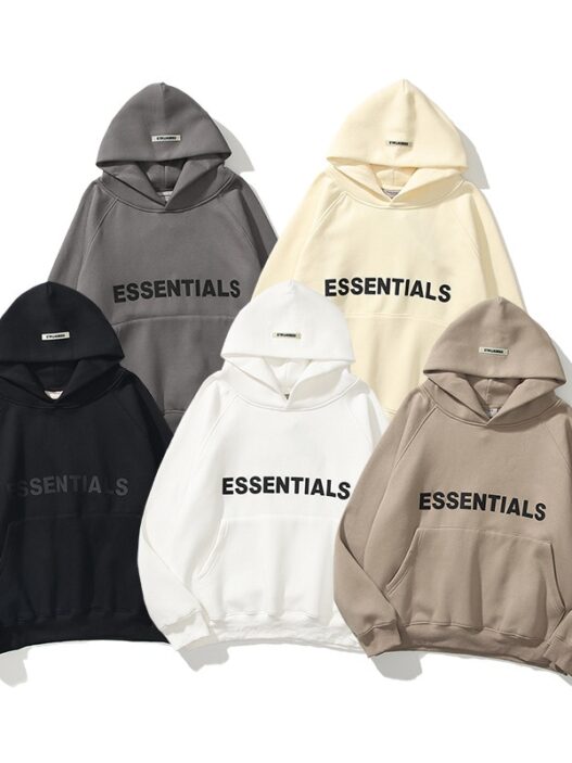 Brown Essentials Hoodie: