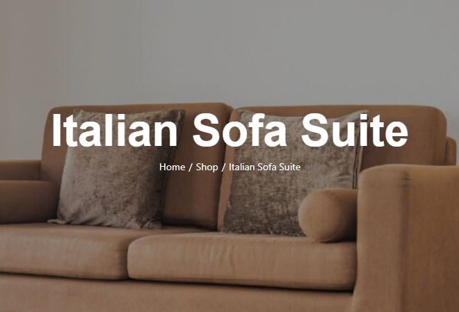 Italian sofa set