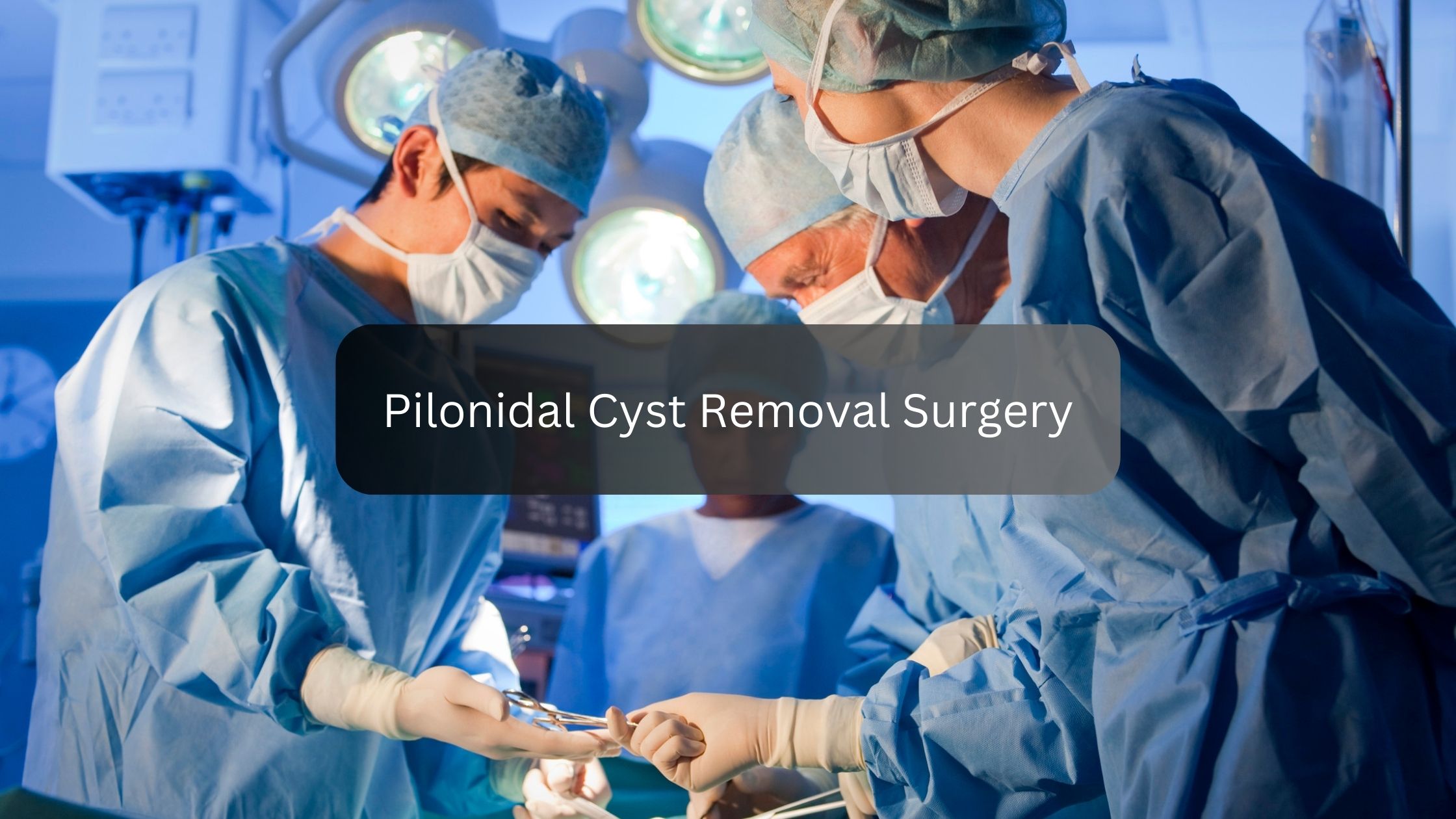 Pilonidal cyst removal surgery