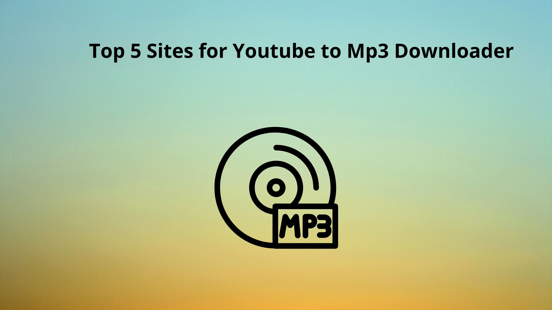 YouTube to MP3 Downloader