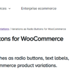 Best Practices for WooCommerce Variation Swatches Display