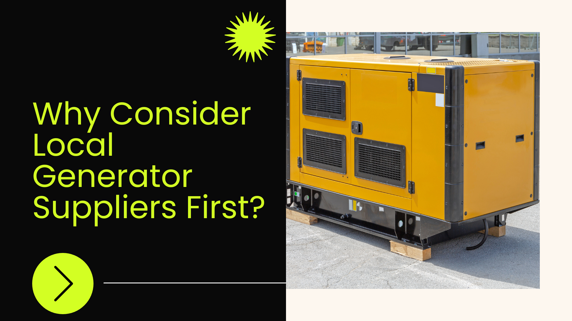 generator suppliers in UAE