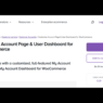 woocommerce my account page