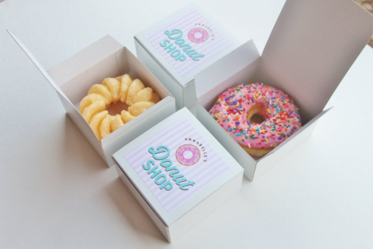 donut boxes