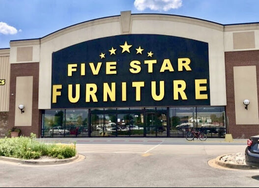 Beautiful modern living room furniture at Five Star Furniture Store in Chicago, IL