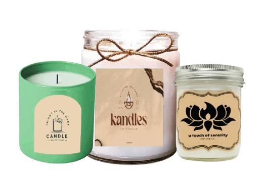 What Are Labels For Candles Made Out Of