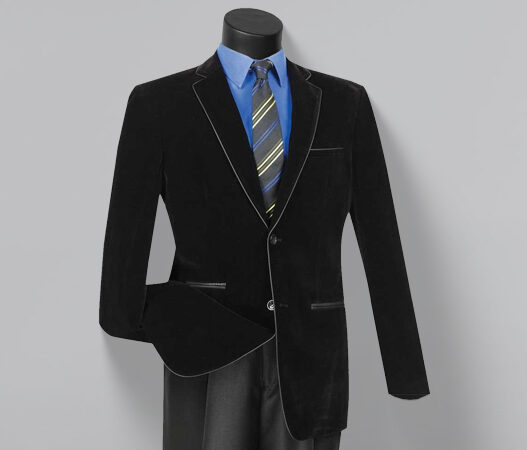 men’s velvet blazer