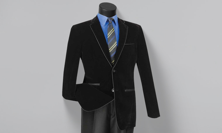 men’s velvet blazer