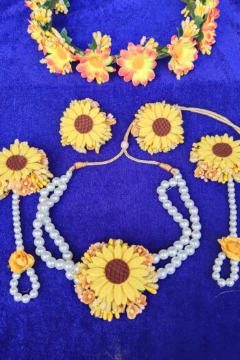 flower jewelry set