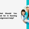 Nursing Assignment Help