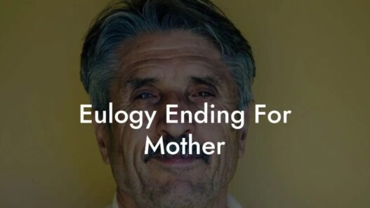 Eulogy for mother