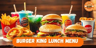 burgur king lunch menu