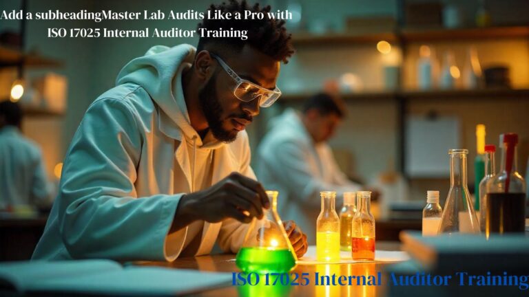 ISO 17025 internal auditor training