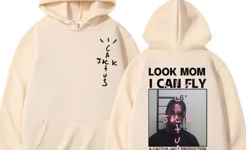 Travis Scott Cactus Jack Beige Hoodie