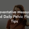 pelvic florr tips