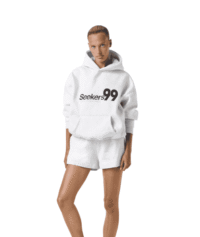 Sisters and Seekers 99 Hoodie in Passive Grey Marl1