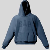 Yeezy Gap Engineered by Balenciaga Dove Shrunken Hoodie 'Dark Blue'