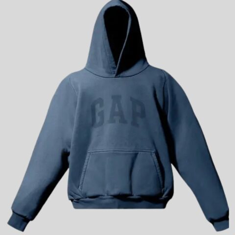 Yeezy Gap Engineered by Balenciaga Dove Shrunken Hoodie 'Dark Blue'