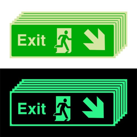 Photoluminescent Signs