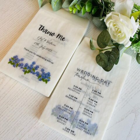 custom printed glassine paper